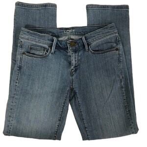 Ann Taylor LOFT Modern Cuffed Crop Skinny Jeans | Women's Size 25/0
